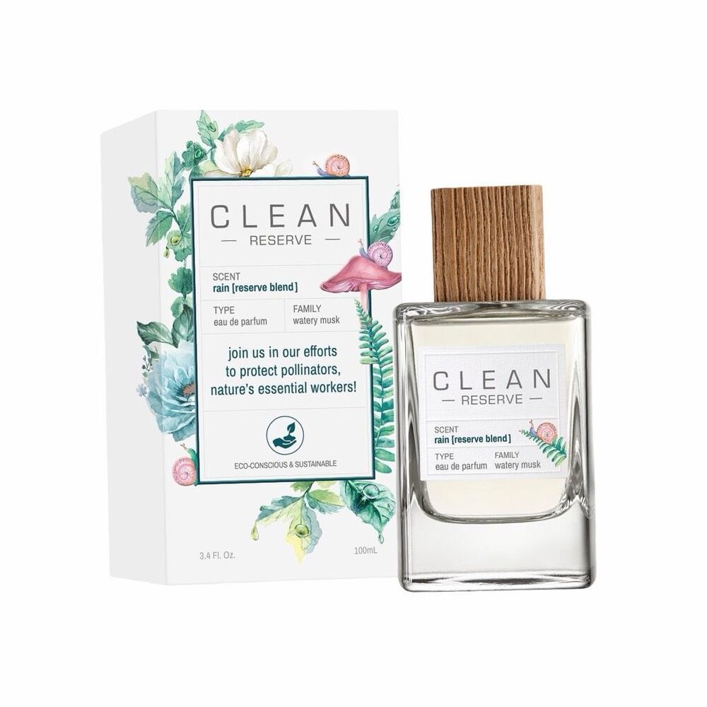 CLEAN Reserve Rain [Reserve Blend] Eau de Parfum - 3.4 fl oz / 100 ml - Ltd Ed.